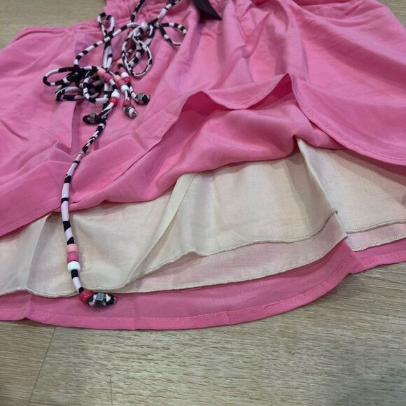 Vanessa Mooney, The Alya Dress in Pink, Tie Closures Women’s XL - Picture 10 of 13